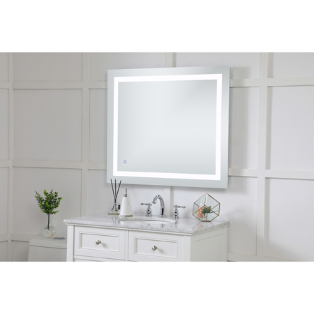 Elegant Decor Helios 30" X 40" Hardwired Led Mirror W/Touch Sensor And Color Chngng MRE13040